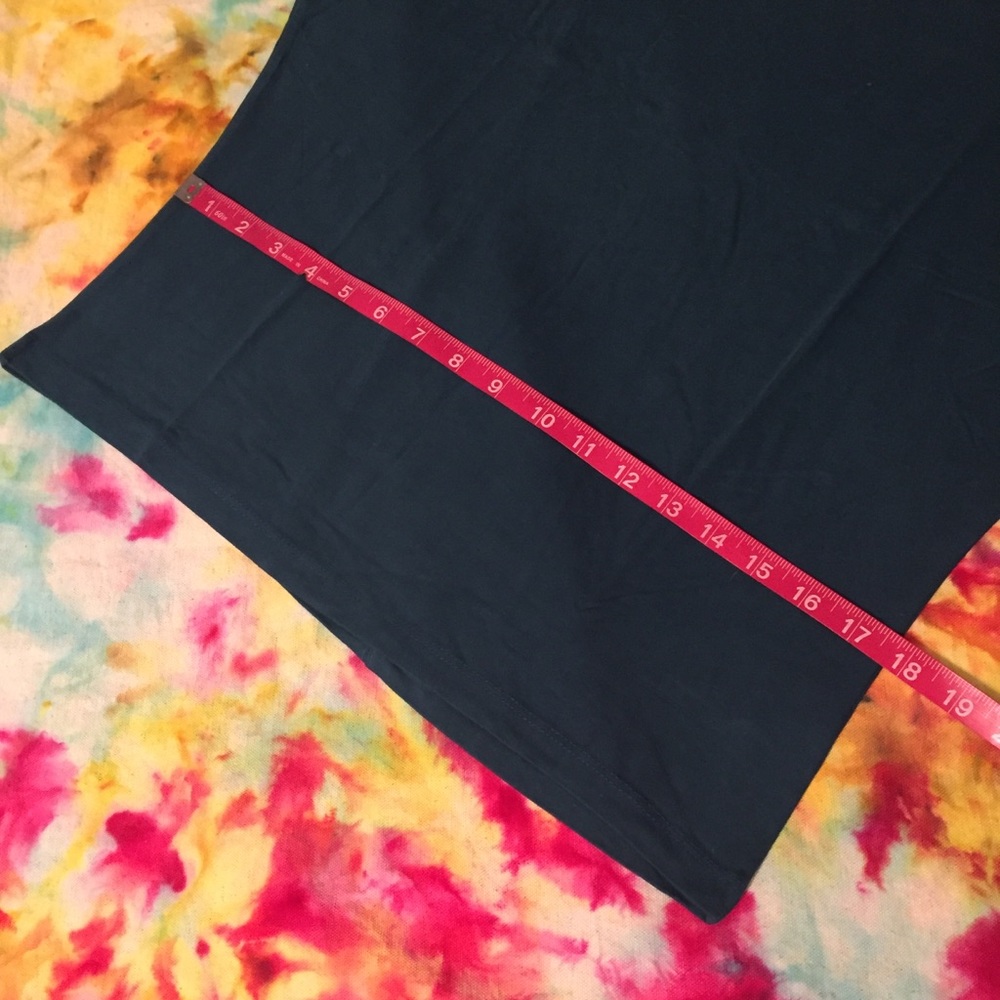 Burke yoga organic bamboo top M in Teal - Picture 3 of 15